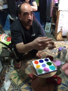 Watercolor Pigments in Essaouira