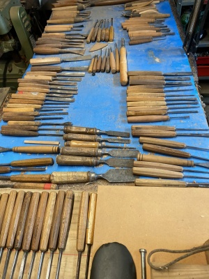 Maori wood carving tools