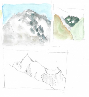 Milford Sound sketches