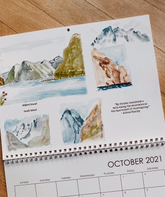2021 calendar New Zealand