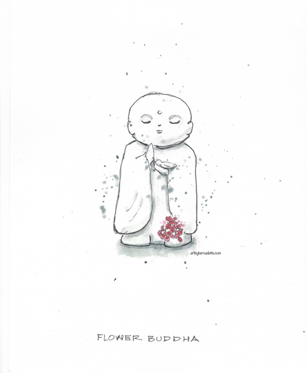 Flower buddha