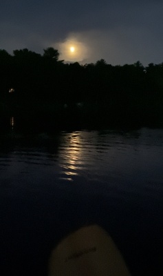 Full moon kayak night 